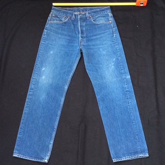 Levi's Denim - Vintage 80-90’s Levi 501 jeans Great color!